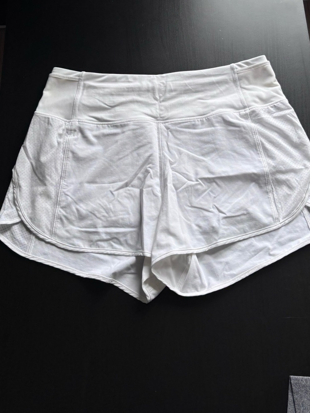 Lululemon Real Quick Short *Perforated 3.5” in White